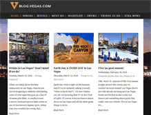 Tablet Screenshot of blog.vegas.com